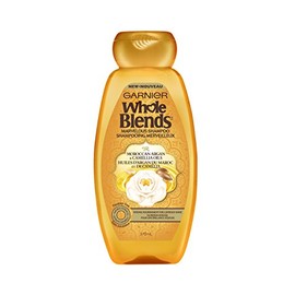 Garnier Whole Blends Shampoo with Moroccan Argan & Camellia Oils Extracts, 12.5 Fl Oz (Pack of 1)