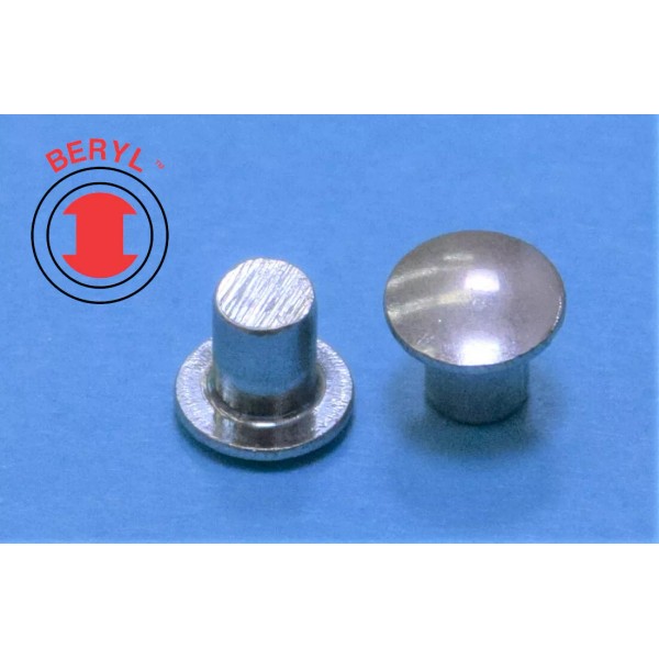 Top Quality OHSR180120, Steel Zinc Oval Head Solid Rivets -