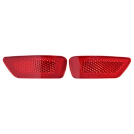 MOTOKU Rear Bumper Reflector Cover for Dodge Journey for Jeep Compass Grand Cherokee Patriot