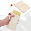 4 PCS Seifensäckchen Bio, Seifensäckchen für Feste Seife, Bio Sisal