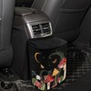 JEOCODY Mushroom Car Trash Can with Lid Waterproof Car Accessories