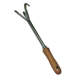 4U-Onlinehandel Hand cultivator with 3 prongs 37 cm cultivator hand hoe cultivator garden claw