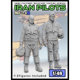 Tri-Factory 1/48 Military Figure Series Current Iranian Air Force Pilot Set Resin Kit MF-24B Molded Color