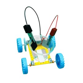 perfeclan Salt Water Power Car Science Kit Classroom Teaching Science Education Kit DIY Vehicle Building Model for Boys Girls Students