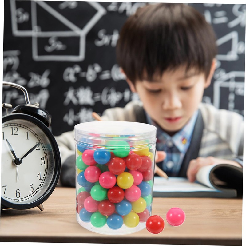 CIYODO Counting Balls 100pcs for Boys and Girls 20mm Marbles