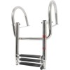 Amarine Made 3 Steps Boat Ladder Stainless Steel in-Board Telescoping