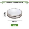 Local Warehouse 13Inch 36W 5CCT Waterproof Led Light Dimmable Led