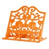 MINLUFUL Vintage Cookbook Stand, Robust Wrought Cast Iron Recipe Book