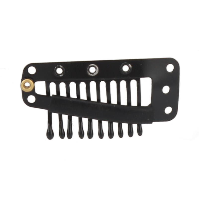 100pcs Hair Extension Clips Multipurpose 38mm 10 Teeth Wig Clips