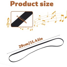 Gosknor Turntable Belt for Audio-Technica AT-PL50 & AT-LP60 Automatic Stereo Record Player, Rubber Drive Belt Replacement Part Accessories for Smooth Rotation Noise Reduction