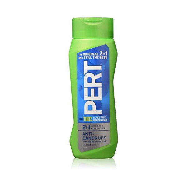 PERT PLUS 2 in 1 Shampoo and Conditioner Dandruff Control 13.5 Ounces (Pack of 2)