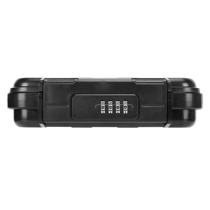 Portable Security Case Lock Box Safe Mini Travel Safe 4