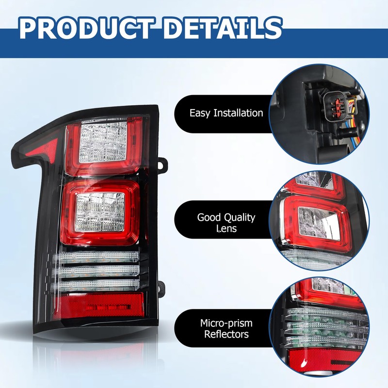 WFLNHB Left Side Tail Light Replacement for Range Rover L405