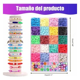 Conjunto De Fabricacin De Pulseras Diy 30000 Piezas Kit De Joyera Manualidades De Cuerda Elstica Con Colgante Encanto Regalos Hechos A Mano De...     