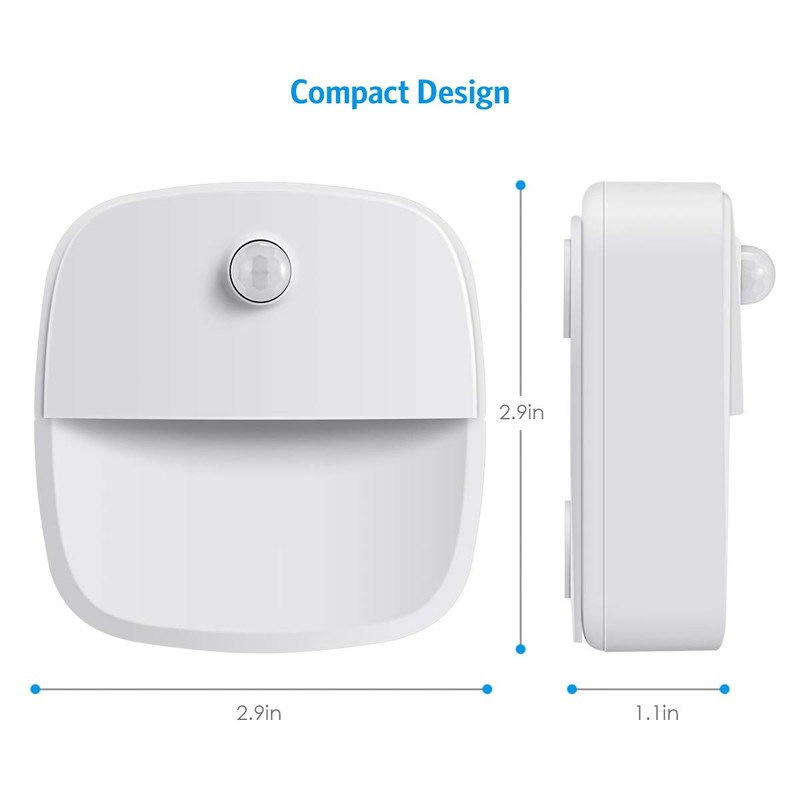 AMIR (Upgraded Version) Motion Sensor Light, Cordless Battery-Powered LED Night