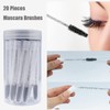 Disposable Mascara Brushes Tubes Set 20 Pieces Empty Tubes with