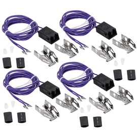 HIFROM Replace WB17T10006 Surface Element Ceramic Receptacle Block Refrigerator Oven Plug Connector for GE (4pcs)