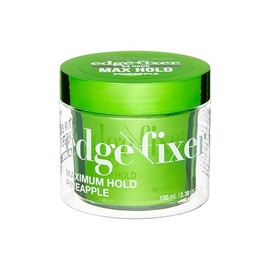 NOVIIML Kit de Gel Fijador de Máxima Sujeción 100mL (3.38 fl.oz) con Cepillo 4 en 1 para Bordes con Peines de Dientes Finos y Espátula (Diseño Piña)
