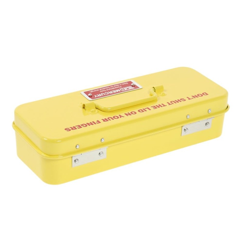 Mercury Tinplate Mini Tool Box Yellow MEBUMTBY [Official Dealer Item]