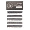 Termix 5 Replacement Blades for Professional Razor Blades Set of