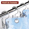 Mebix TRD Kit De 12 Ganchos para Cortinas de baño