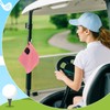 Hahafelt 2 Pcs Small Magnetic Golf Towel with Clip 6