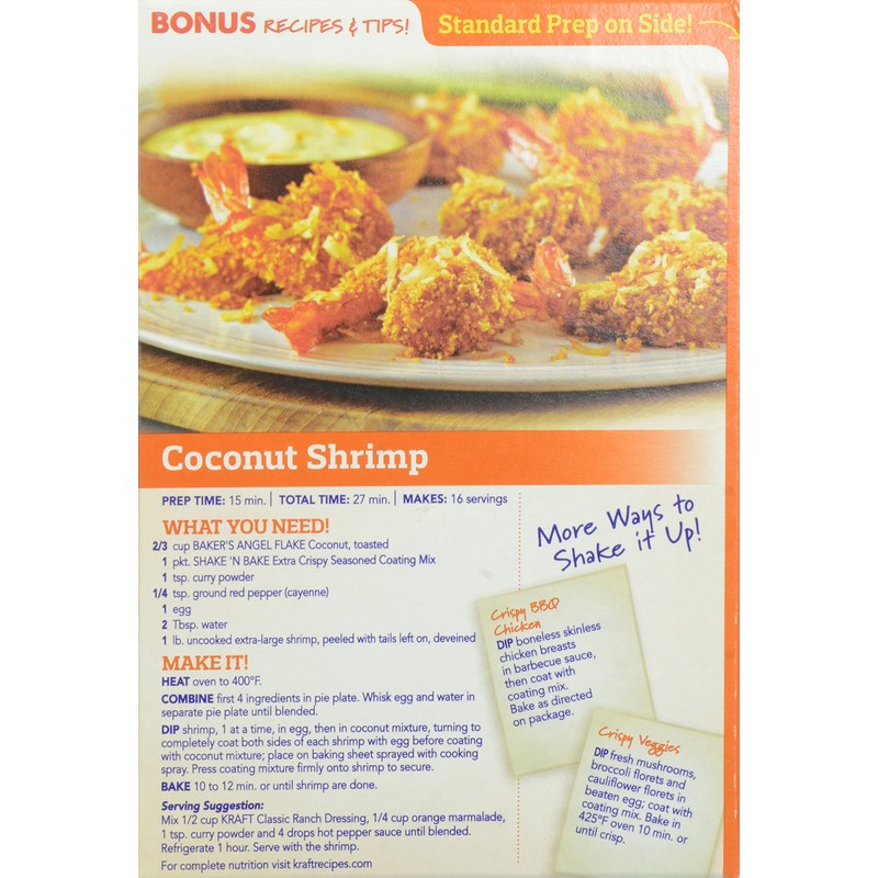 Shake 'n Bake Seasoned Coating Mix for Chicken or Pork,