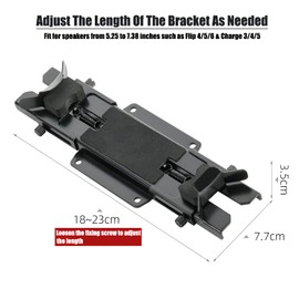 Puskaft Speaker Wall Mount for JBLCharge 5/4/3 for JBLFlip 6/5/4 Speaker Ceiling Mount Holder Metal Bracket, Fit 5.25 to 7.38 inches Speaker