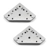 4040 Series 45x74mm M12 Aluminum Connection Corner Bracket Joint Plate