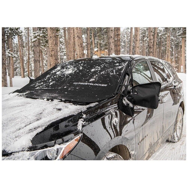 FrostBlocker Delk FrostBlocker Auto Windshield & Mirror Covers 63"x41" Snow