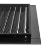 12" x 12" Inch Square Black Galvanized Steel Ventilation Grille