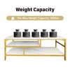 AT-VALY 3-Tier Stand for TV Media Console Table with Open