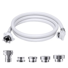 Washing Machine Hoses, Portable Water Inlet Connection and Supply Line, (90 Degree Elbow) quick connect
