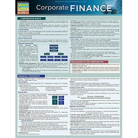 Corporate Finance: Quickstudy Laminated Reference Guide