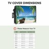 Outdoor TV Cover - Summer Palm Tree Ocean Beach Boat