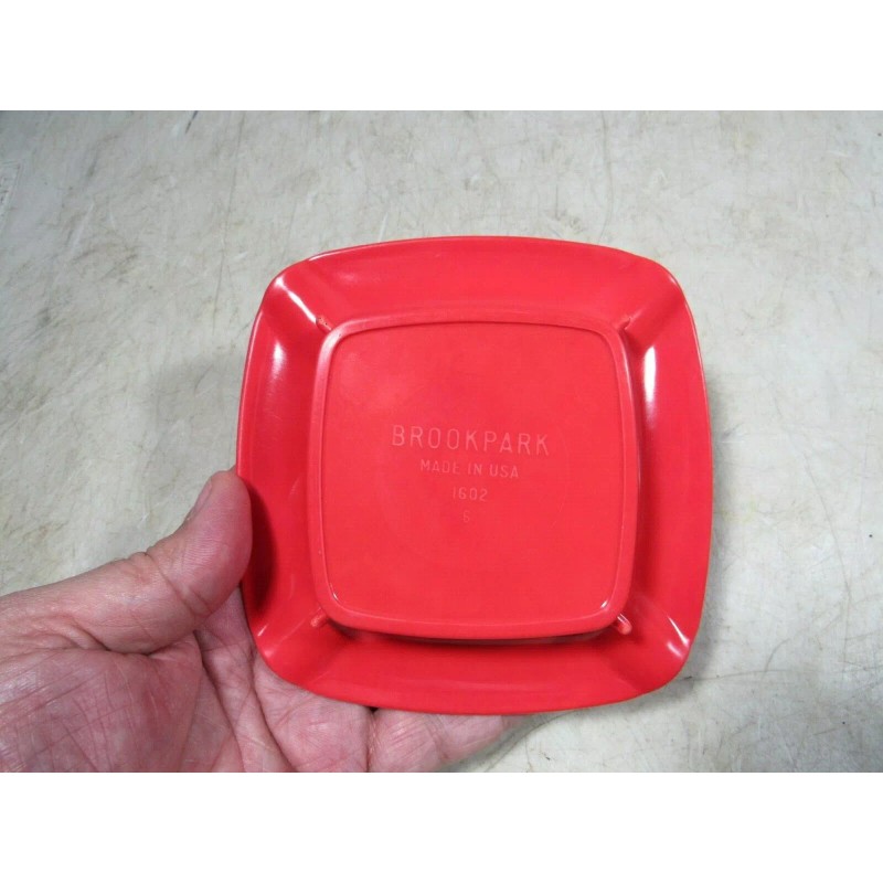 Coors Vintage Red Hard Plastic Coors Beer Ashtray NOS Made