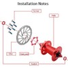 POHOVE Bicycle Professional Boost Hub Conversion Adapter for Disc Brake