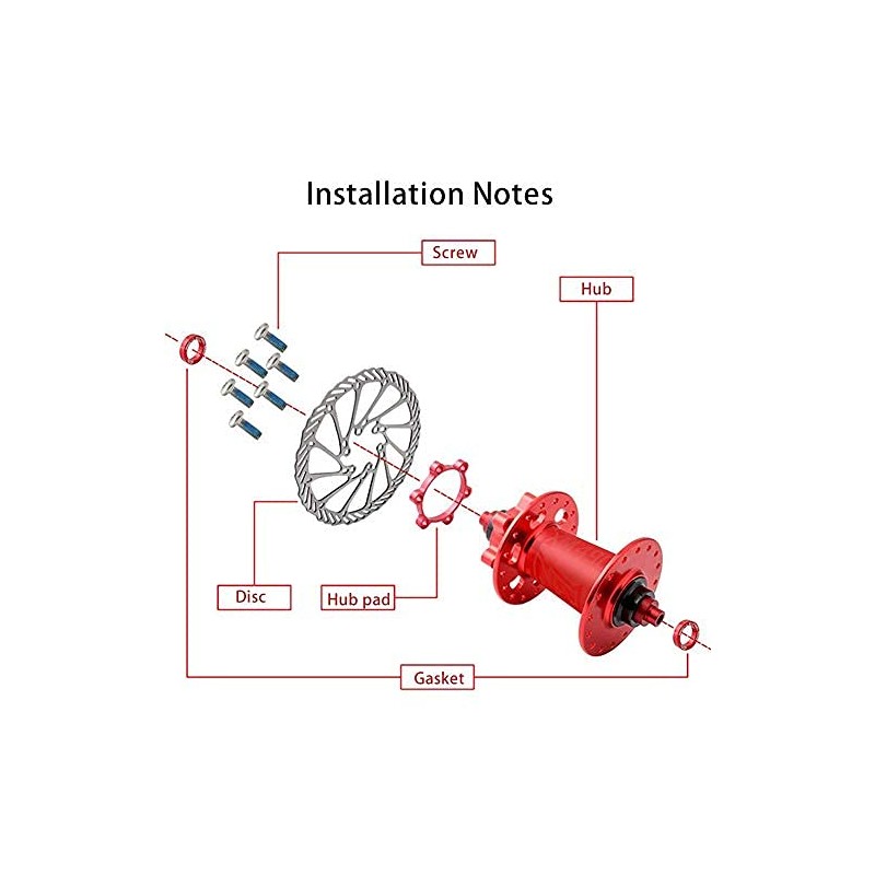 POHOVE Bicycle Professional Boost Hub Conversion Adapter for Disc Brake