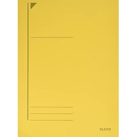 Leitz 39810015 folder - folders (Yellow, Cardboard, A4, Portrait, Elastic band)