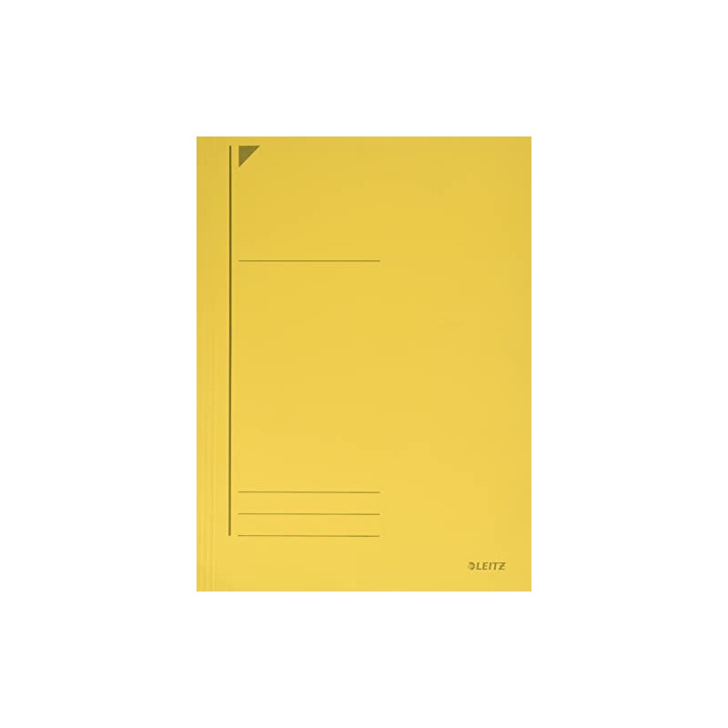 Leitz 39810015 folder - folders (Yellow, Cardboard, A4, Portrait, Elastic