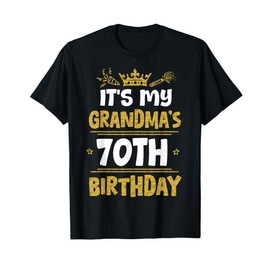 Happy It's My Grandma's 70th Birthday 1955 70 Years Old T-Shirt