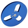 1/4 7 Inch Empty Reel 3 Hole Aluminum Alloy Opening