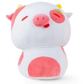 NOMASET Mushroom Plush Kawaii 14 Inches Stuffed Animal Mushroom Pillow Cuddle Buddy with Extra-Soft Fabric and Filling - Cute Mushroom Stuffed Animal for Stress Relief, Room Decor, Plush Gifts