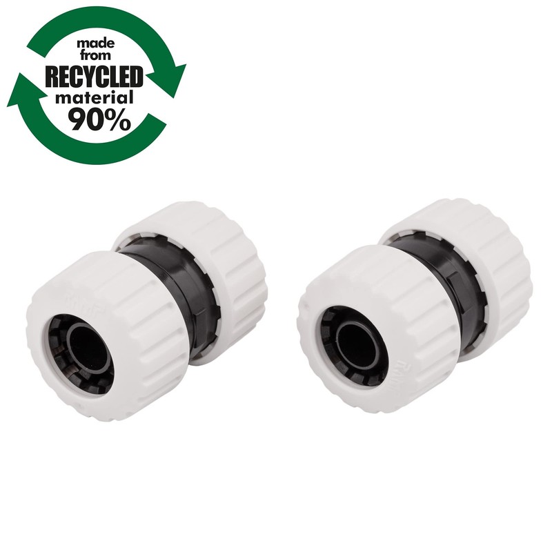 Mivos 2 x Hose Coupling for 3/4 Inch (19 mm)
