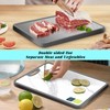 KimiDitt Stainless Steel Cutting Board, Double Sided Cutting Board with