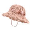 JANGANNSA Summer Girls Straw Hat Baby Toddler Girls Floppy Hat
