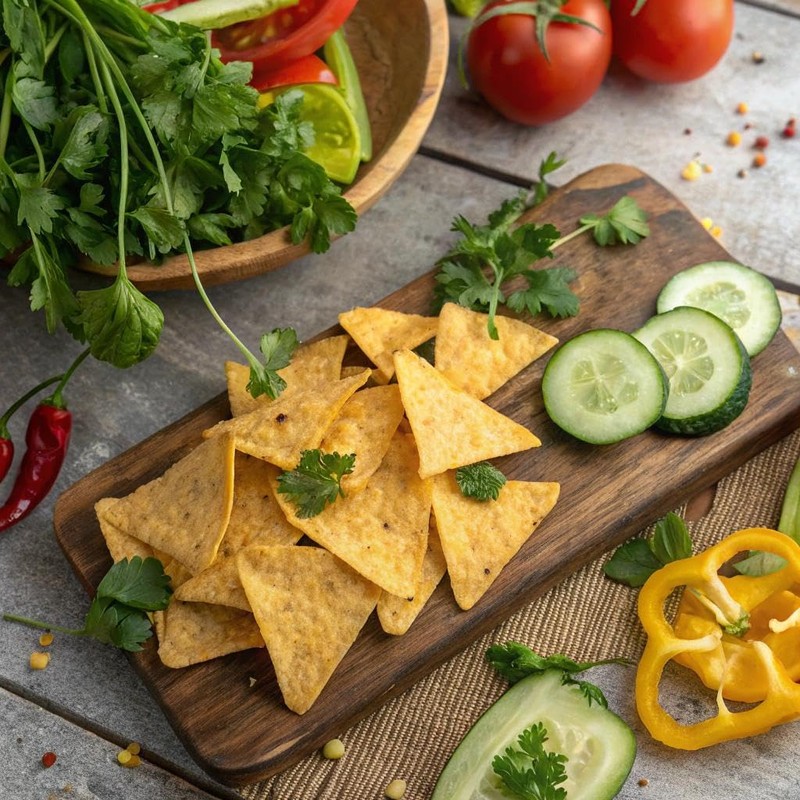 Late July Snacks, Garden Ranch Tortilla Chips, 7.8-oz. Bag