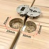 LQQZQQT 2 Pack 90 Degree Page Turning axis Adjustable Cabinet