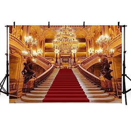 AIBIIN 8x6ft Red Carpet Event Backdrop Movie Ceremony Birthday Party Baby Shower Celebrity Party Decoration Background for Photography home wallpaper Studio Booth Prop Supplies