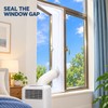 3M Portable Air Conditioner Window Seal Kit with Zipper and